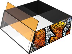 Flipper Top Down Clownfish Art Aquarium Viewer with Removable Orange Filter