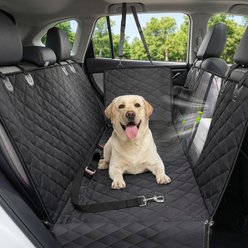 Xihan Dog & Cat Car Back Seat Cover, Black