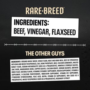 Rare Breed Tender Meat Cuts Grain-Free Beef Soft & Chewy Dog Treats, 4.5-oz