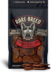 Rare Breed Tender Meat Cuts Grain-Free Beef Soft & Chewy Dog Treats, 12-oz