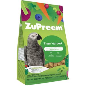 ZuPreem True Harvest with Natural Flavor Daily Parrot & Conure Bird Food, 3-lb bag