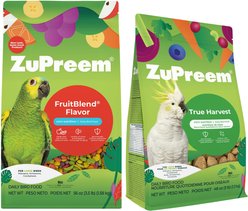 ZuPreem FruitBlend with Natural Fruit Flavors Daily + Natural Daily Large Bird Food