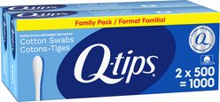 Q-Tips Cotton Swabs Dog Grooming Tool, 1000 count