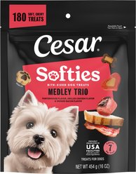 Cesar Softies Medley Dog Treats, 16-oz bag