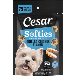 Cesar Softies Grilled Chicken Flavor Dog Treats, 6.7-oz bag