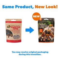 Zoo Med Tortoise & Box Turtle Flower Food Topper, 0.21-oz bag slide 2 of 4