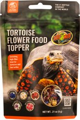 Zoo Med Tortoise & Box Turtle Flower Food Topper, 0.21-oz bag