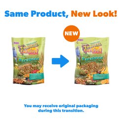 Brown's Tropical Carnival with ZOO-Vital Biscuits Parakeet Food, 2-lb bag slide 2 of 5