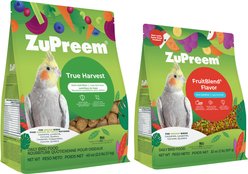 ZuPreem FruitBlend Flavor with Natural Flavors Daily + Natural Daily Medium Bird Food