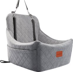 INDYBUD Adjustable Straps with Belt Channel Machine-Washable Car Dog Automobile Booster Seat, 20 x 20 x 20-in, Grey slide 1 of 7
