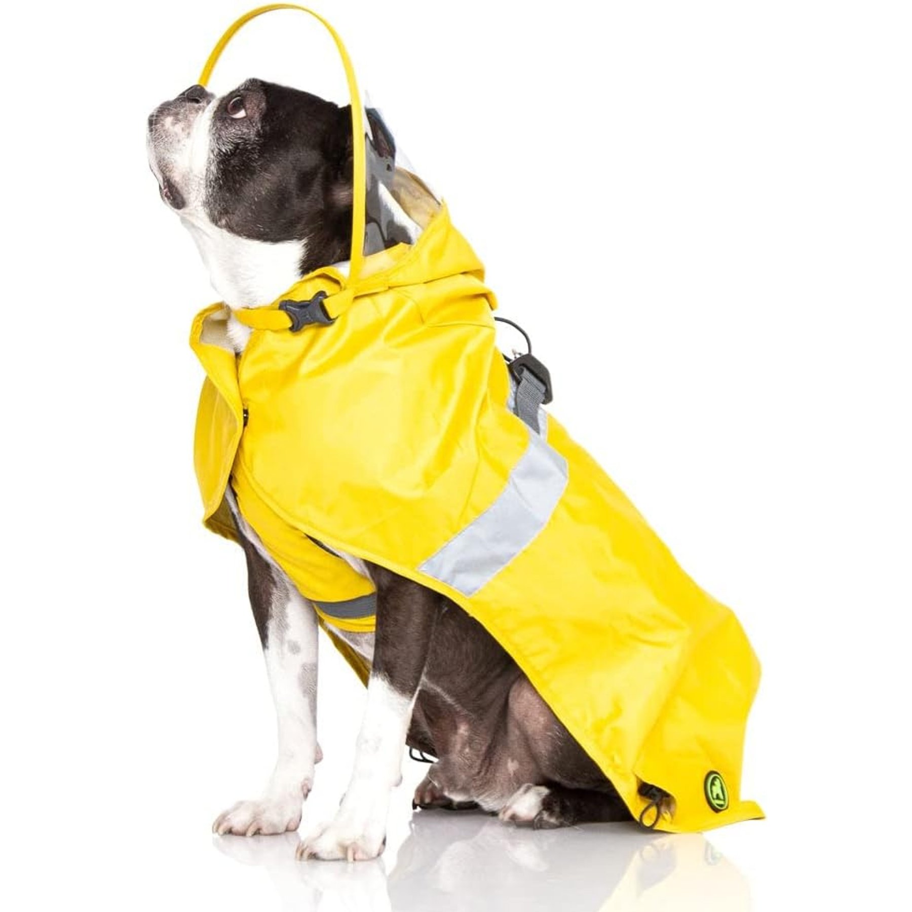 Gooby Raincoat Pro Dog Raincoat, Yellow, Large