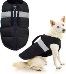 Gooby Padded Lift Dog Vest, Black, X-Small