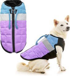 Gooby Bomber Lift Dog Vest, Purple, X-Large