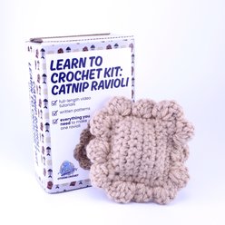 Citizens Crochet Catnip Ravioli Learn to Crochet Kit Cat Toy