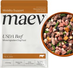 Maev Hip & Joint Human-Grade Raw Frozen Beef Dog Food, 2.5-lb bag