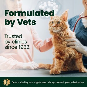 VetriScience Veterinary Strength Hairball Control Chicken & Cheese Flavored Powder Omega-3 Hairball Supplement for Cats, 6-oz can, 60 scoops