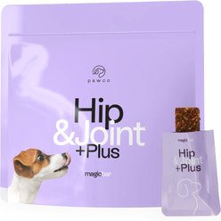 PawCo Hip & Joint Protein Bars Peanut Butter Functional Dog Treats, 8 count