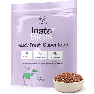 PawCo PawCo Vegetarian Recipe Pea Protein & Veggies Fresh Plant-Based Vegan Gently-Cooked Dog Food, 32-oz bag