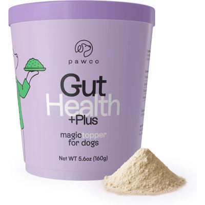 PawCo PawCo Gut Health Meal Booster Cheese Flavor Functional Dog Food Topper, 5.6-oz jar