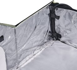 Bencmate Foldable Plastic Heated Cat House, Green slide 2 of 8