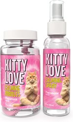 Atomic Bubbles Kitty Love Pheromone Play & Spray Duo Chaser Cat Toy, 2 count