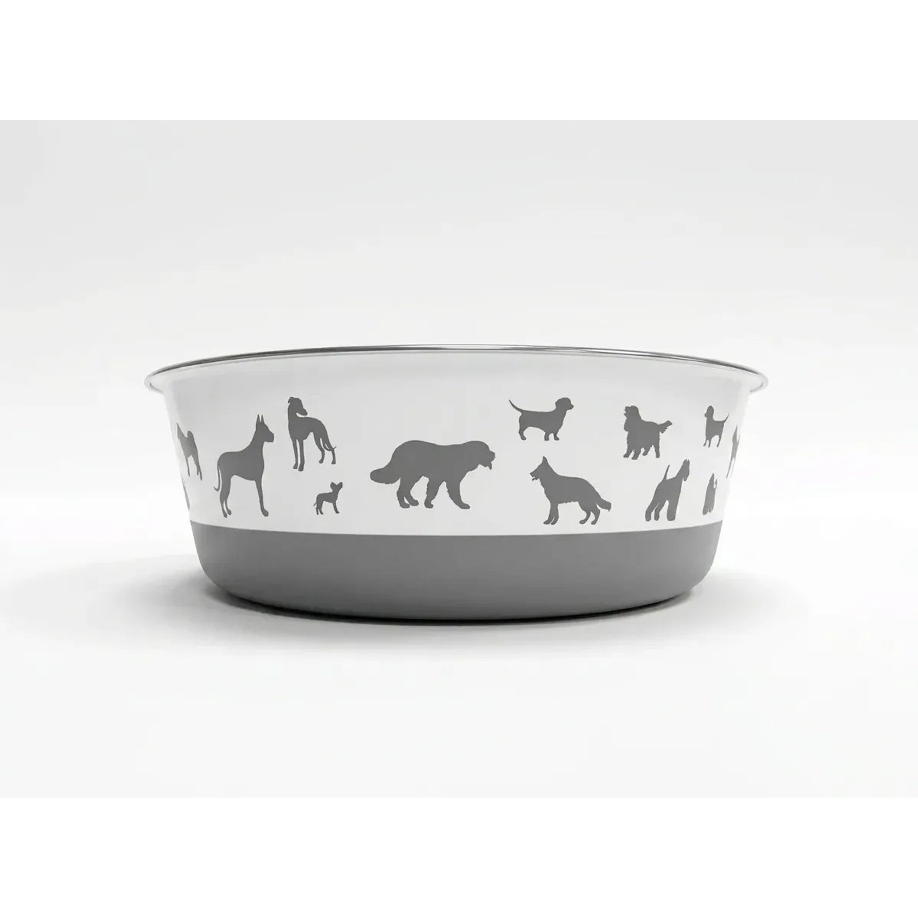 Spike & Stella Bonded Fusion Assorted Dogs Dog Bowls, Medium: 4-cup