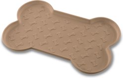 Cudlie Creatures Dog Feeding Mat, Taupe, Small