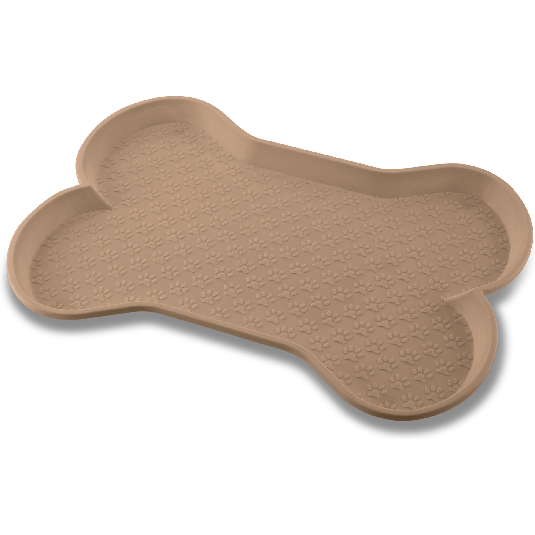 Cudlie Creatures Dog Feeding Mat, Taupe, Large