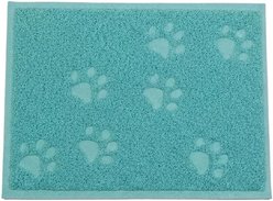Cudlie Creatures Rectangle Dog Feeding Mat, Aqua, Small