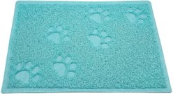 Cudlie Creatures Rectangle Dog Feeding Mat, Aqua, Large