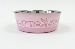 Spike & Stella Bonded Fusion Dog Faces Dog Bowls, Large: 6-cup