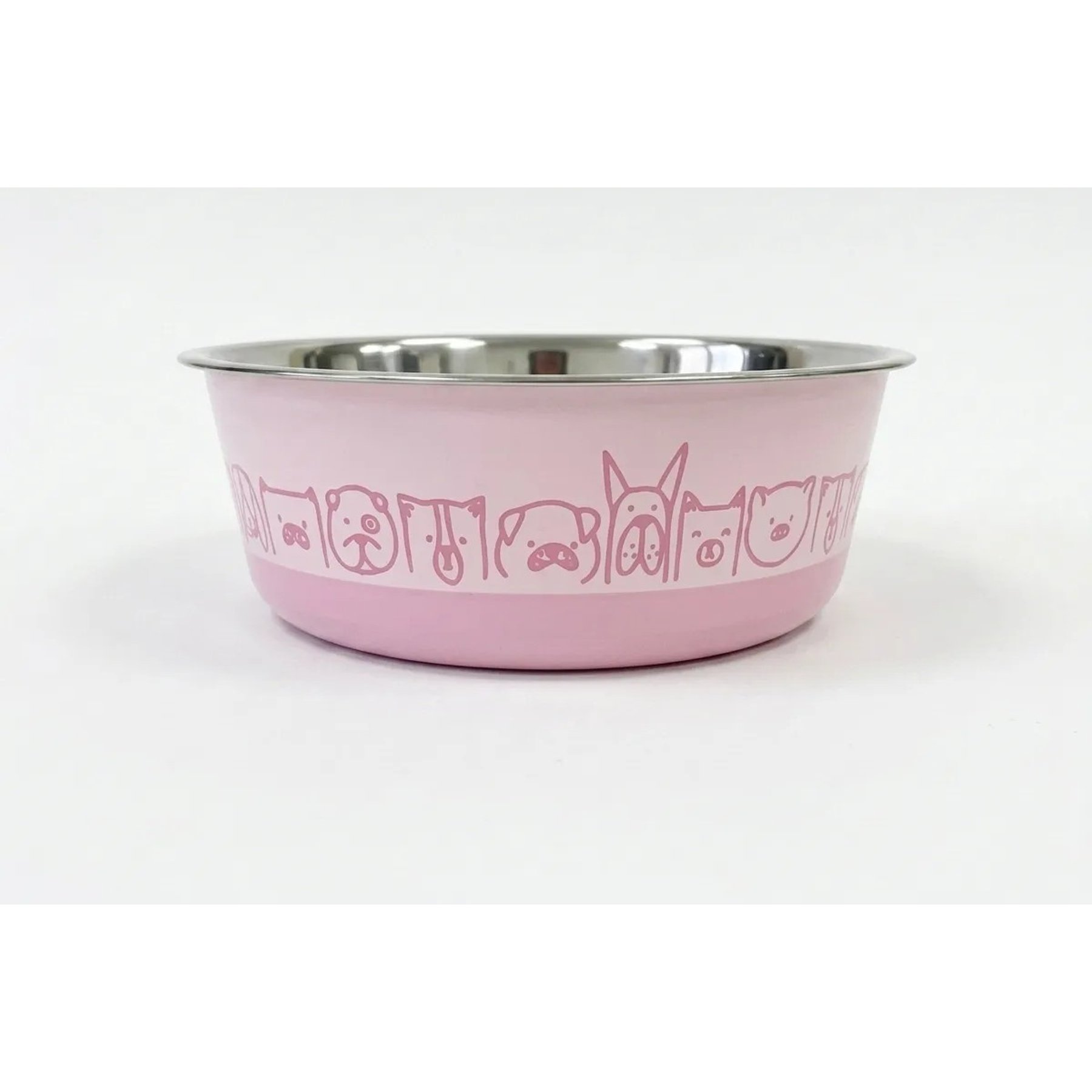 Spike & Stella Bonded Fusion Dog Faces Dog Bowls, Medium: 4-cup
