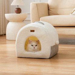 ZOMISIA Machine-Washable Covered Cat Bed, Medium slide 2 of 7