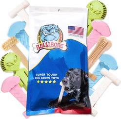 BulliBone Mystery Pack Dental Dog Chew Toy, Brown, Small, 3 count