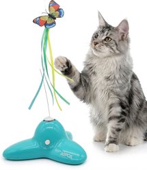 ASPCA Interactive Butterfly Cat Toy, Blue