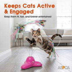 ASPCA Interactive Butterfly Cat Toy, Pink slide 2 of 3