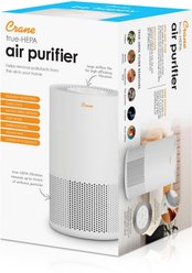 Crane True HEPA Up To 250 Sq Ft with Sleep Timer, Child Lock, Aroma Tray Dog Air Purifier, White slide 2 of 7