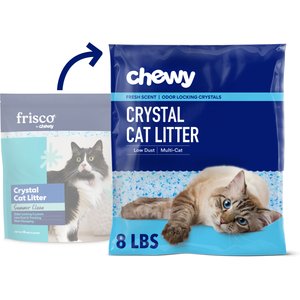 Chewy Made Crystal Scented Non-Clumping Cat Litter (FORMERLY FRISCO), 8-lb bag