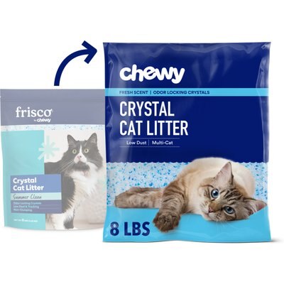 Chewy Made Chewy Made Crystal Scented Non-Clumping Cat Litter (FORMERLY FRISCO), 8-lb bag