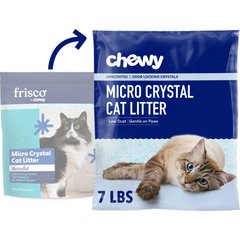 Chewy Made Micro Crystal Unscented Non-Clumping Cat Litter (FORMERLY FRISCO), 7-lb bag