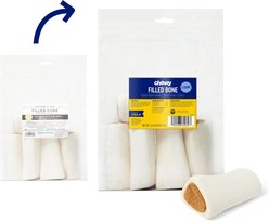 Chewy Made Chicken & Rice Flavored Filled Bone Dog Treats (FORMERLY BONES & CHEWS), 5 count