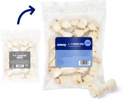 Chewy Made 4-5" Rawhide Bone Dog Treats (FORMERLY BONES & CHEWS), 9 count
