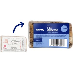 Chewy Made Roasted Marrow Bone 3" Dog Treat (FORMERLY BONES & CHEWS), 1 count