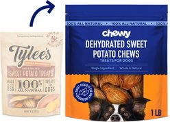 Chewy Made Sweet Potato Chew Dehydrated Dog Treats (FORMERLY TYLEE'S), 16-oz bag