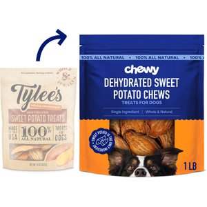 RILEY'S Waffles Chicken Chips Dehydrated Dog Treats, 5.5-oz bag