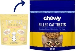 Chewy Made Chicken Flavor Filled Crunchy Cat Treats (FORMERLY TINY TIGER), 16-oz bag