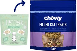 Chewy Made Catnip Flavor Filled Crunchy Cat Treats (FORMERLY TINY TIGER), 16-oz bag