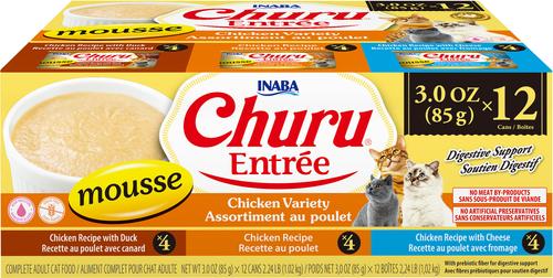 Inaba Churu Entree Mousse Chicken Variety Wet Cat Food