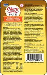 Inaba Churu Entree Pate Chicken Recipe Wet Cat Food, 3-oz pouch, case of 6 slide 2 of 2