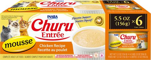 Inaba Churu Entree Mousse Chicken Recipe Wet Cat Food